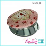 MIRROR POUCH - BAG/J03 GREEN, PINK, RED, WHITE & YELLOW